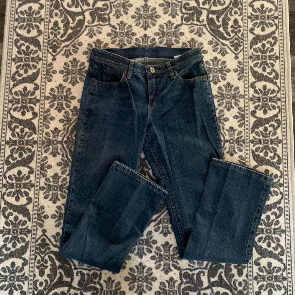 Wrangler CASH No gap waistband Boot Cut Jeans size 7/8 x 32 - Picture 2 of 4